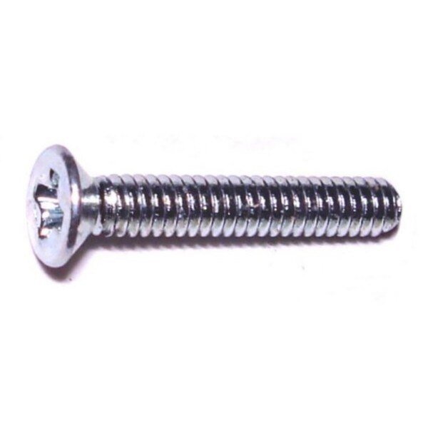 M2-0.40 x 12 mm Phillips Flat Machine Screw, Zinc Plated Steel, 20 PK, Midwest Fastener, Mfr#: 79647